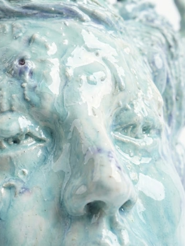 Oceanmind 32×20 cm Surrealist Figurative Ceramic Sculpture