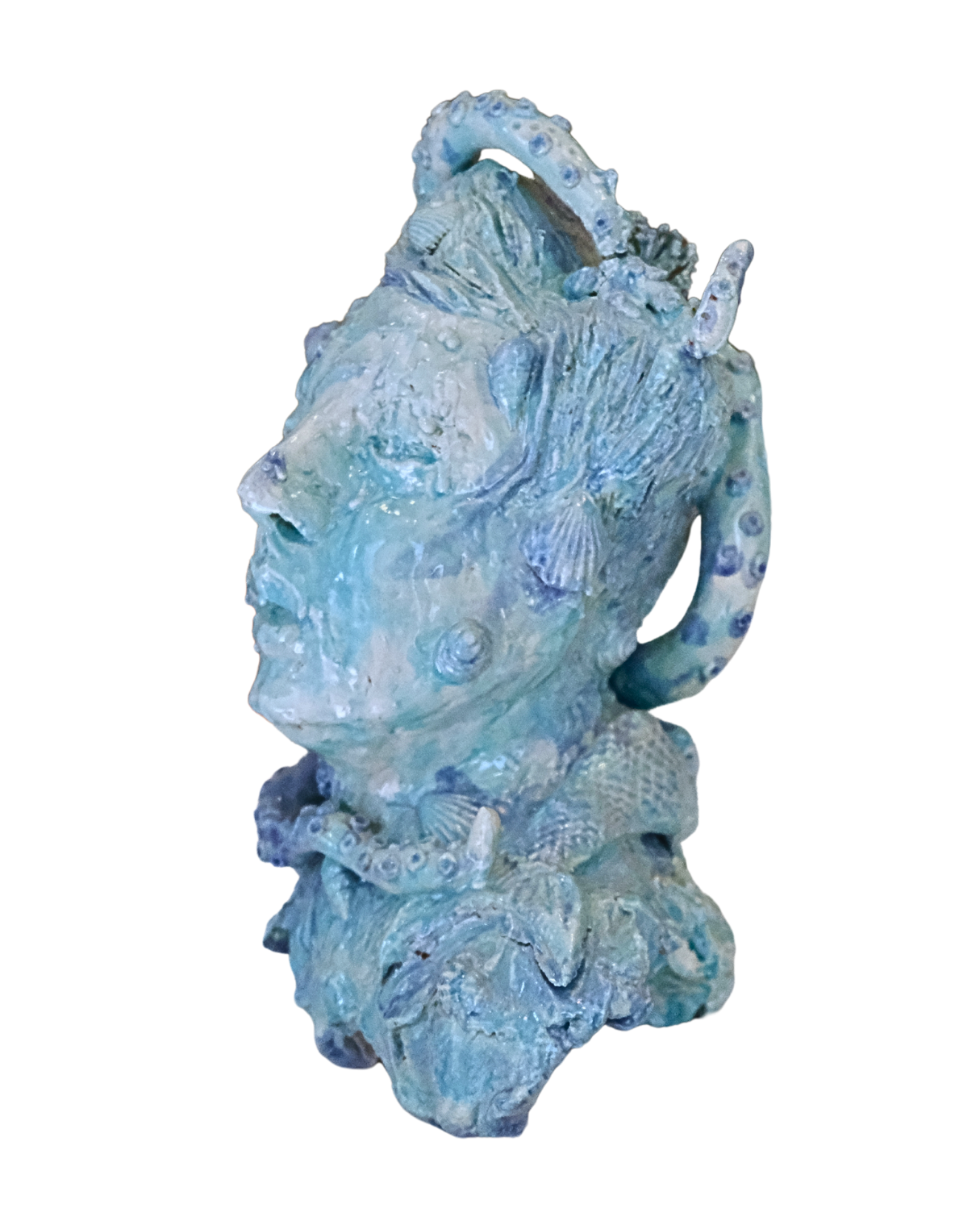 Oceanmind 32×20 cm Surrealist Figurative Ceramic Sculpture