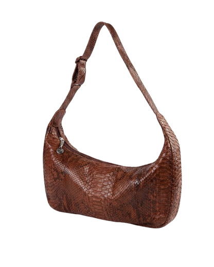 Orlando Italian Python Leather Handbag