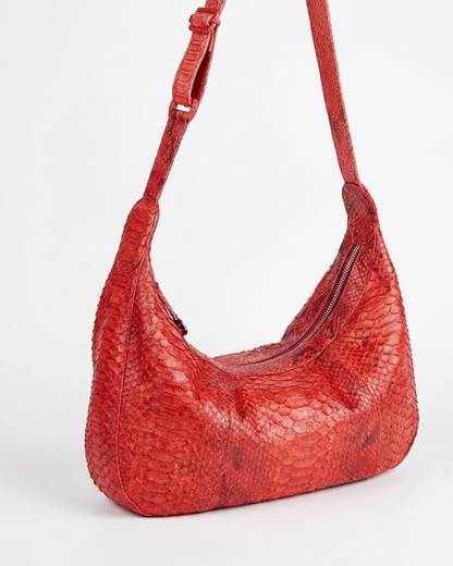 Orlando Italian Python Leather Handbag