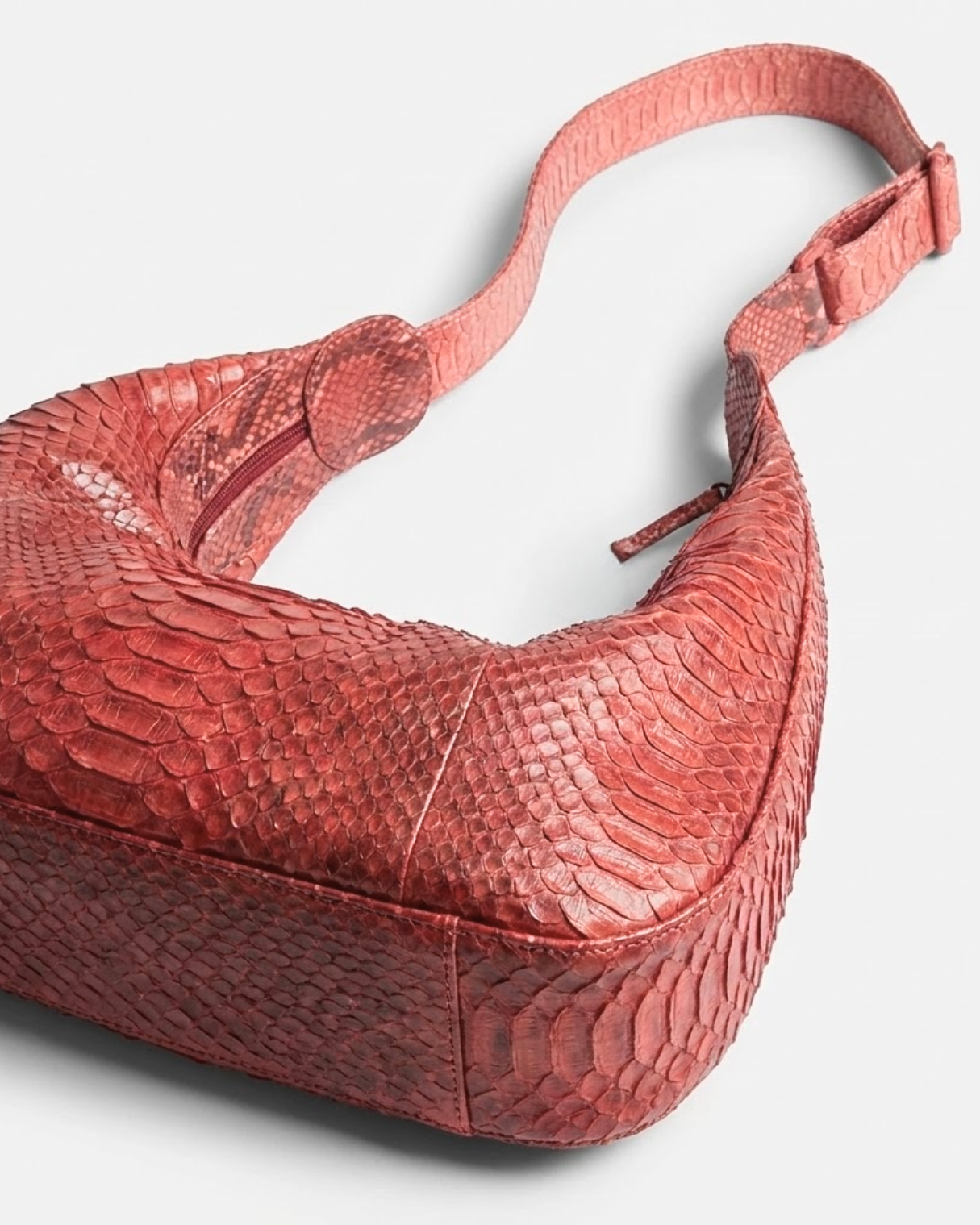 Orlando Italian Python Leather Handbag