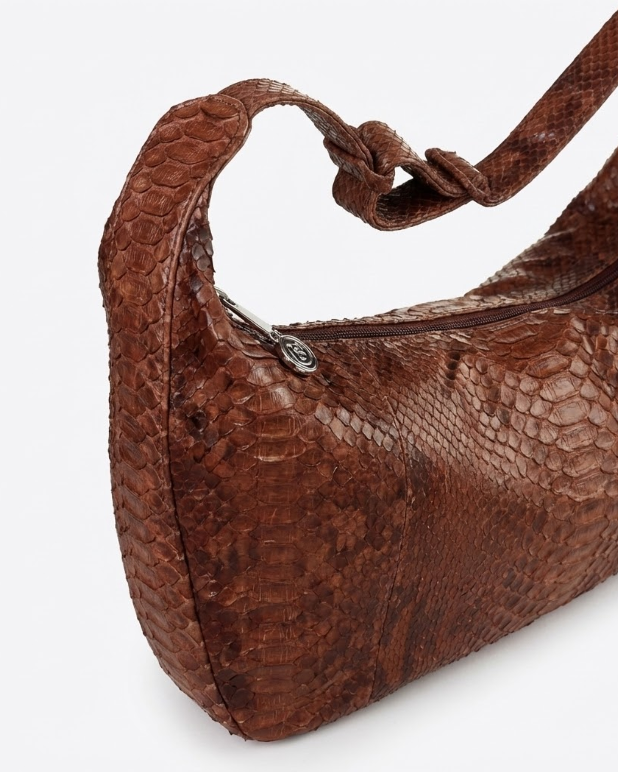 Orlando Italian Python Leather Handbag