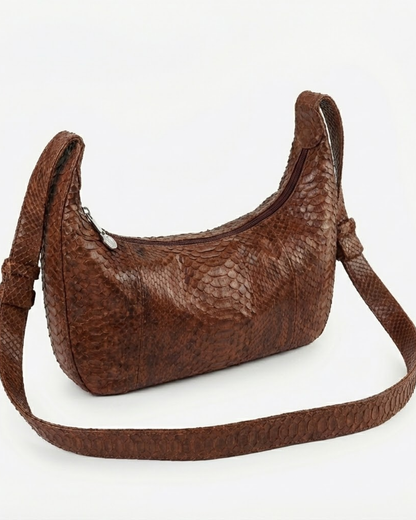 Orlando Italian Python Leather Handbag