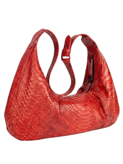 Orlando Italian Python Leather Handbag