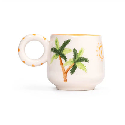 Palm Beach Handmade Ceramic Mug Set of 2