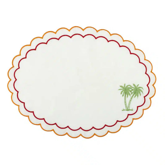 Palm Beach Handmade Placemat Set of 2 (40×40 cm)