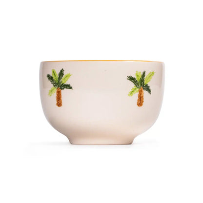 Palm Beach Handmade Orange Ceramic Mini Bowl (11 cm)