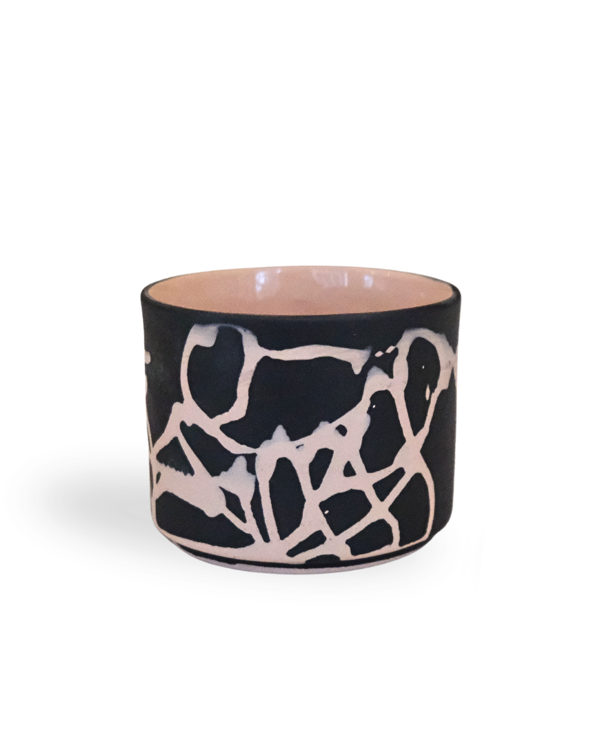 Pattern 8×7 cm Abstract Handmade Ceramic Cup