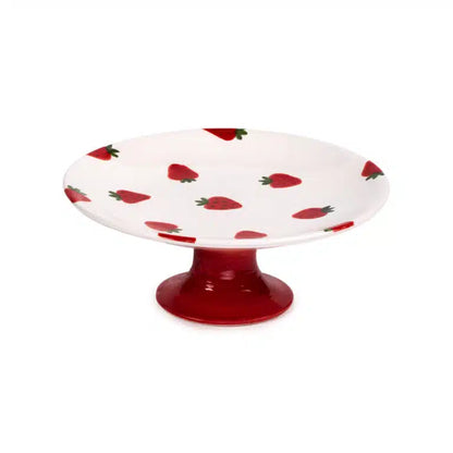 Petite Berry Handmade Ceramic Cake Stand (18 cm)