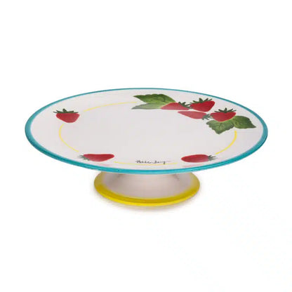 Petite Berry Handmade Ceramic Cake Stand (30 cm)