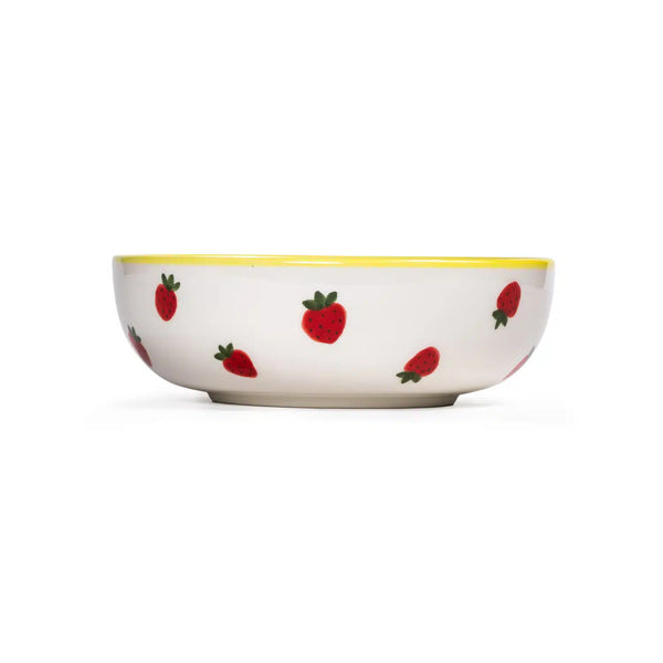 Petite Berry Handmade Ceramic Midi Salad Bowl (20 cm)