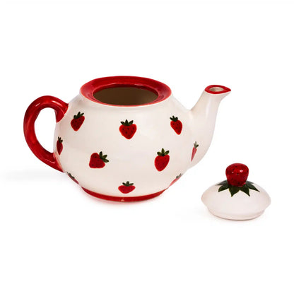 Petite Berry Handmade Ceramic Large Teapot