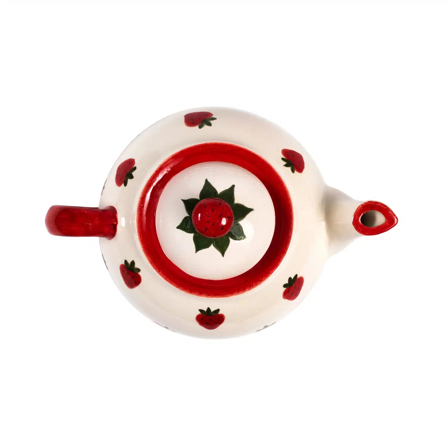 Petite Berry Handmade Ceramic Large Teapot