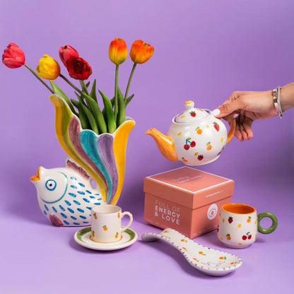 Petite Fruit Handmade Ceramic Mug with Handle