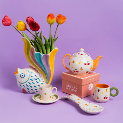 Petite Fruit Handmade Ceramic Mug with Handle