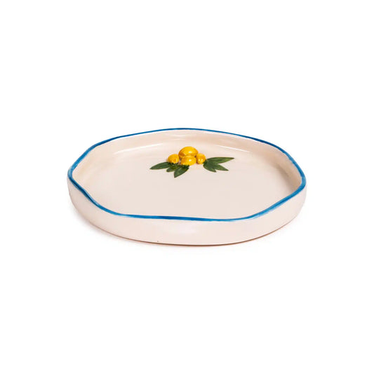 Petite Lemon Handmade Ceramic 3D Mini Plate