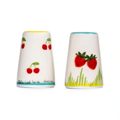 Petite Handmade Ceramic Salt & Pepper Shakers