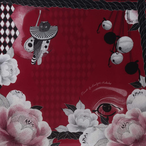 Pierrot by Moonlight - Silk Scarf