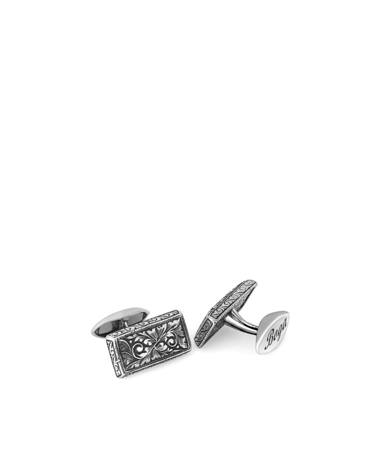 Primula Silver Cufflinks