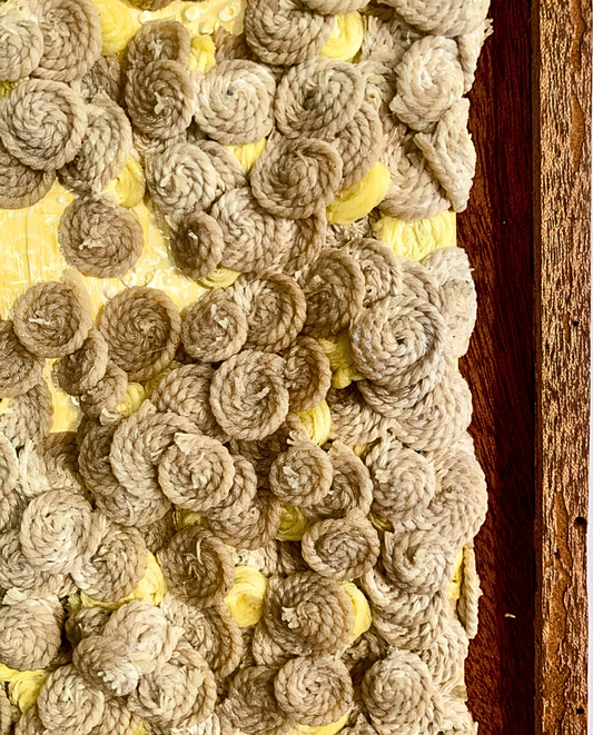 Re-Grown 68x88cm 3D Mixed Media Fiber and Resin Artwork