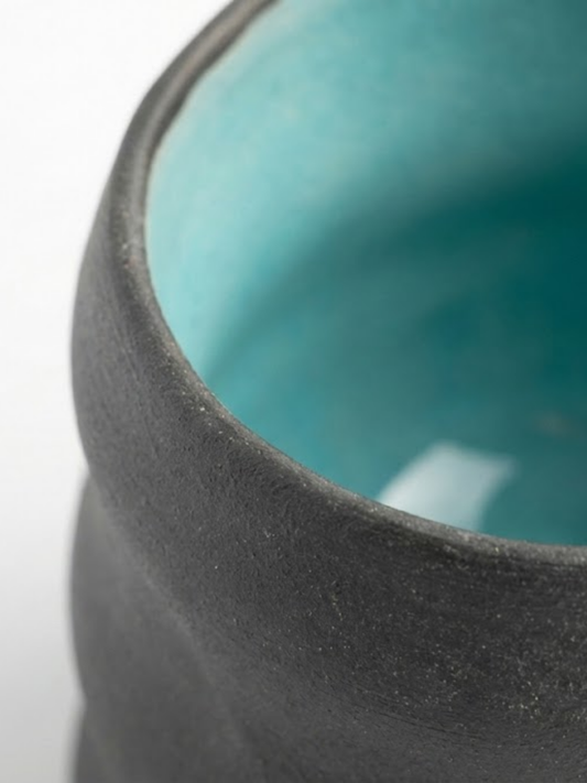 Ripple Shot Handmade Blue Cup