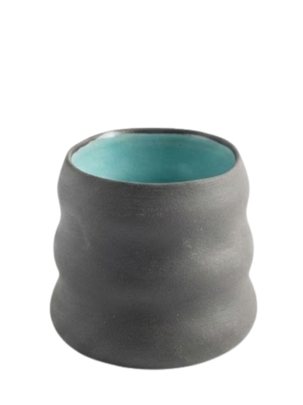 Ripple Shot Handmade Blue Cup