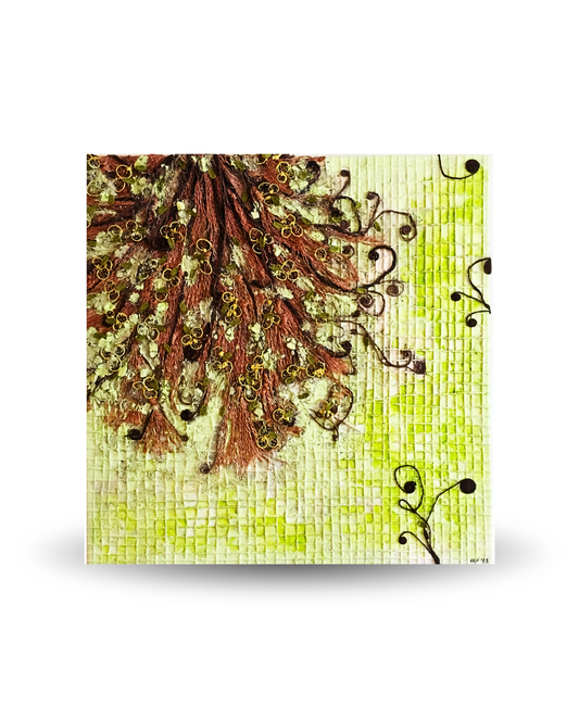 Roots 80x80cm Neo-Organic Surrealist Painting