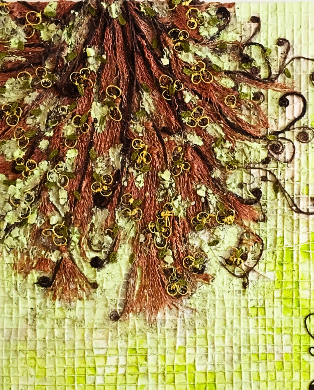 Roots 80x80cm Neo-Organic Surrealist Painting