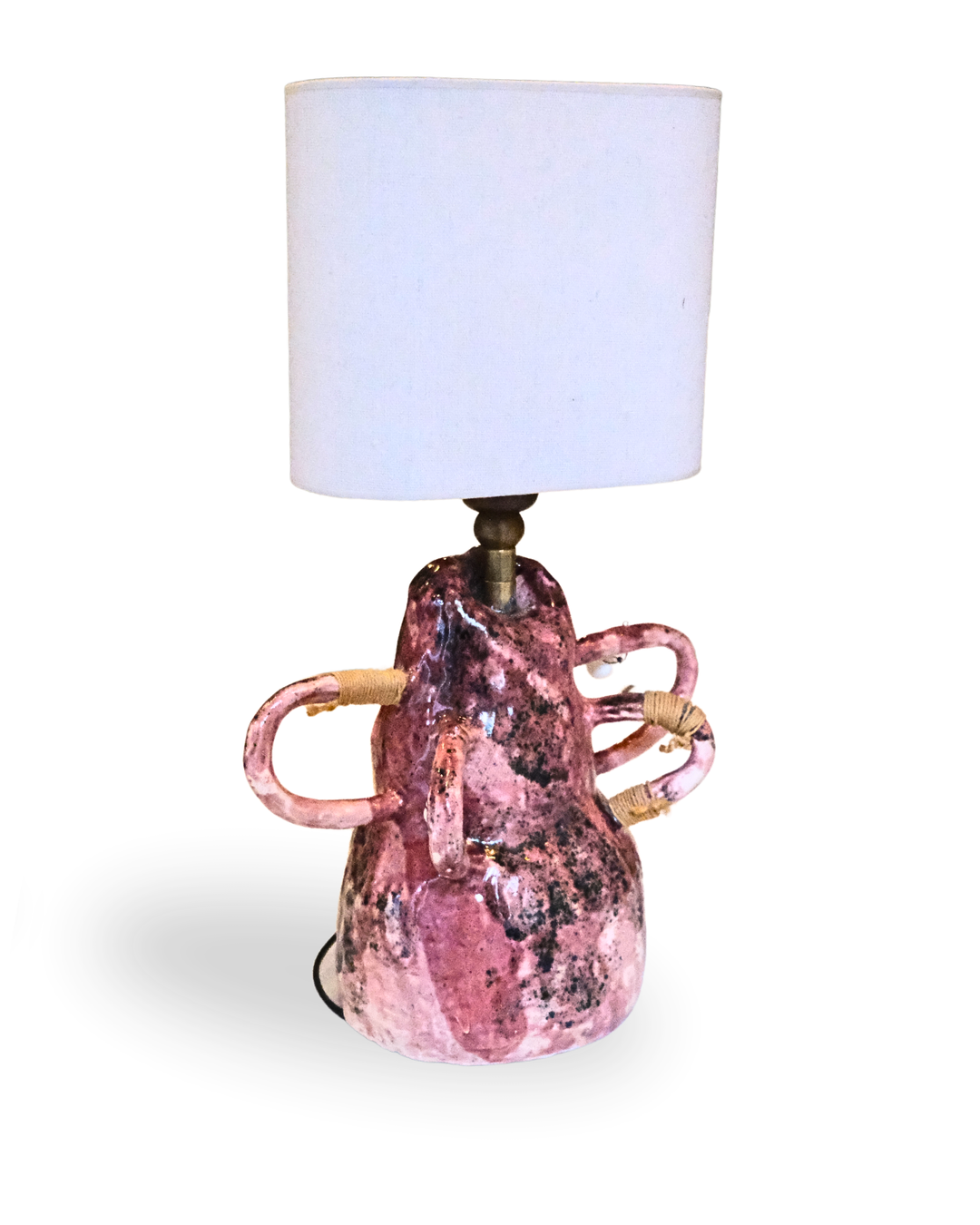 Roselight Handmade Pink Ceramic Lamp