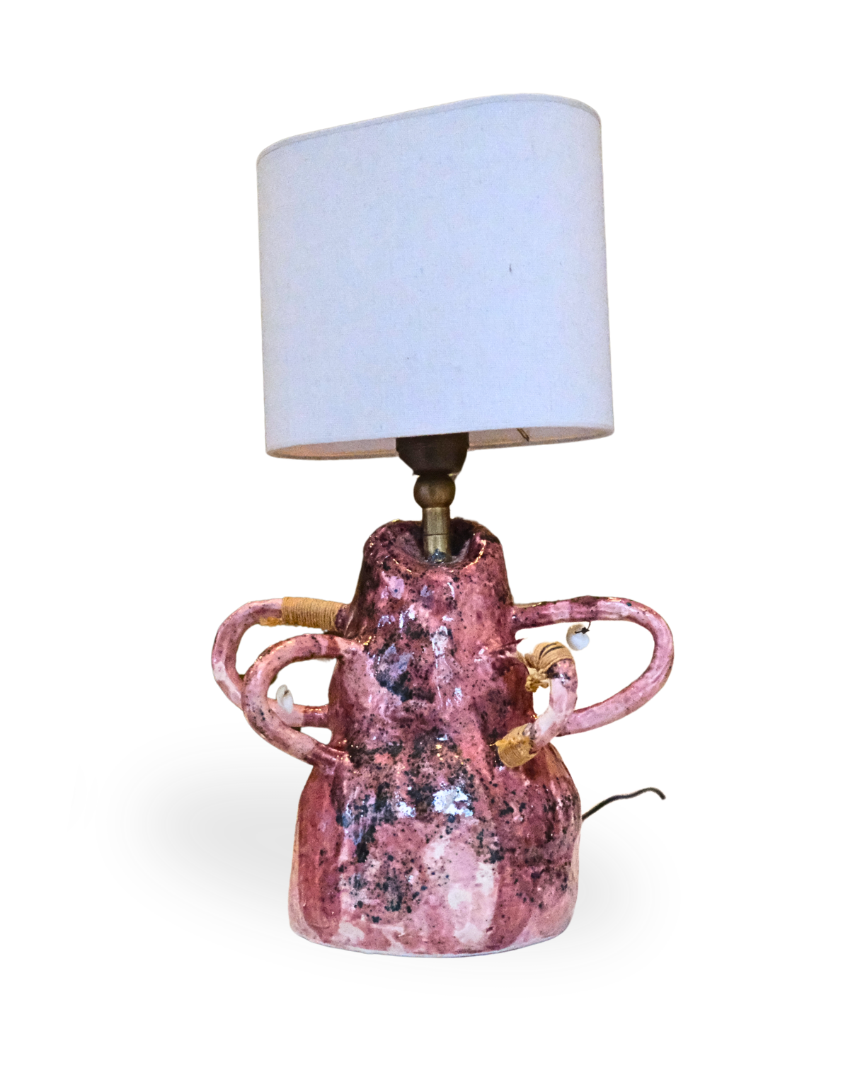 Roselight Handmade Pink Ceramic Lamp