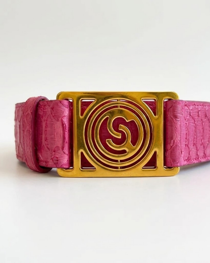 Roxan Belt with Italian Python Leather