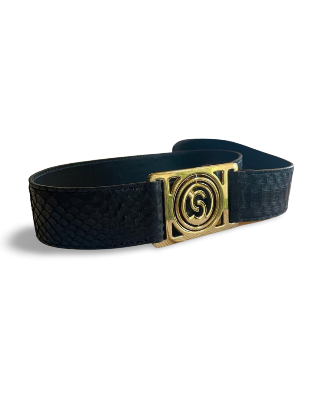 Roxan. Belt with Italian Python Leather