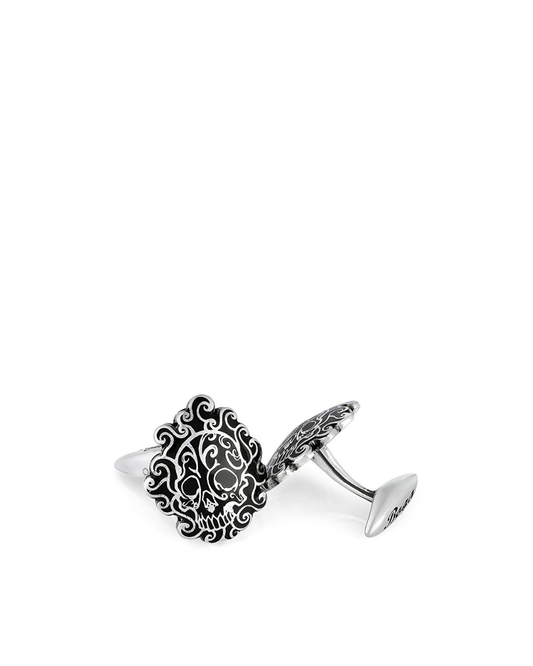 Skull Tamtam Silver Cufflinks