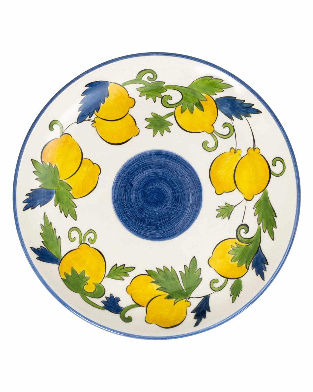 Sorrento Lemon Handmade Ceramic Dinner Plate 30 cm