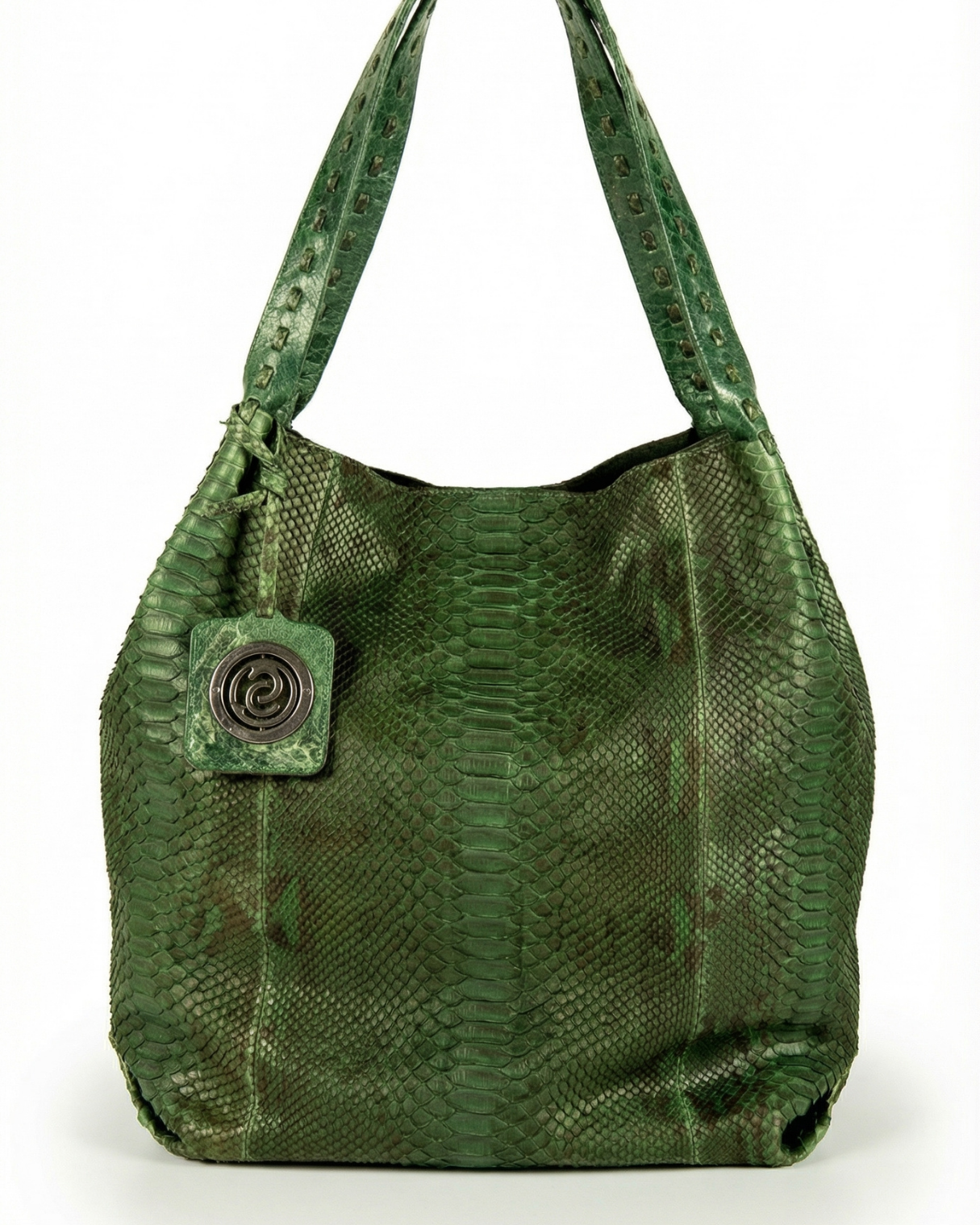 Texas Italian Python Leather Shoulder Bag