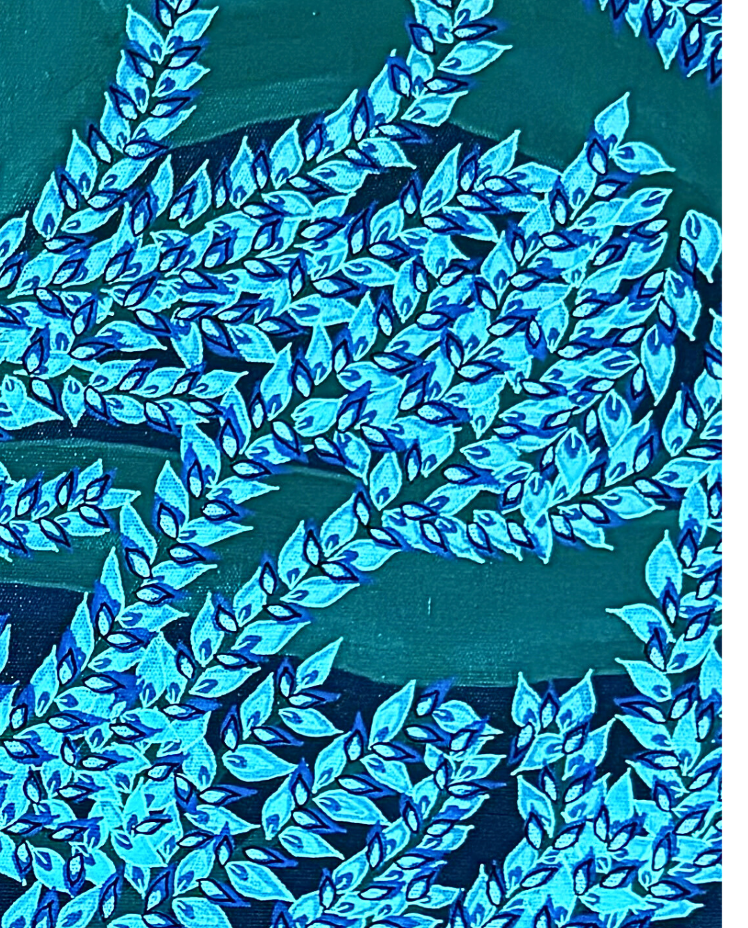 The Bird 60x90cm Neo-Organic Surrealist Mixed Media Painting