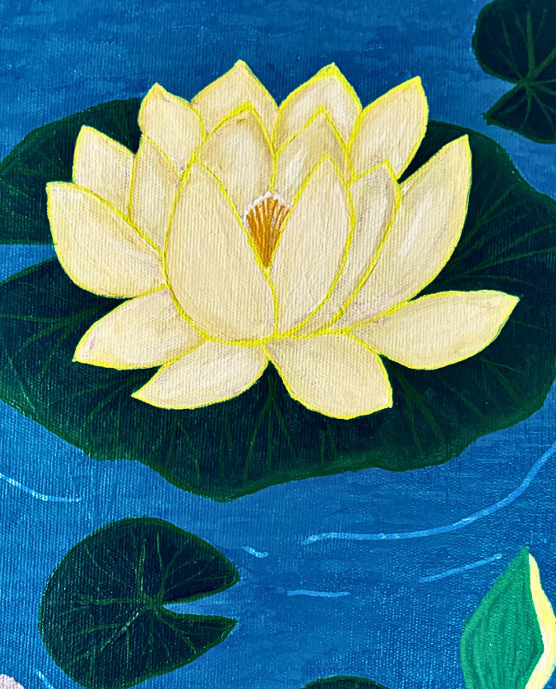 The Frog 41.5x61.5cm Neo-Organic Surrealist Painting