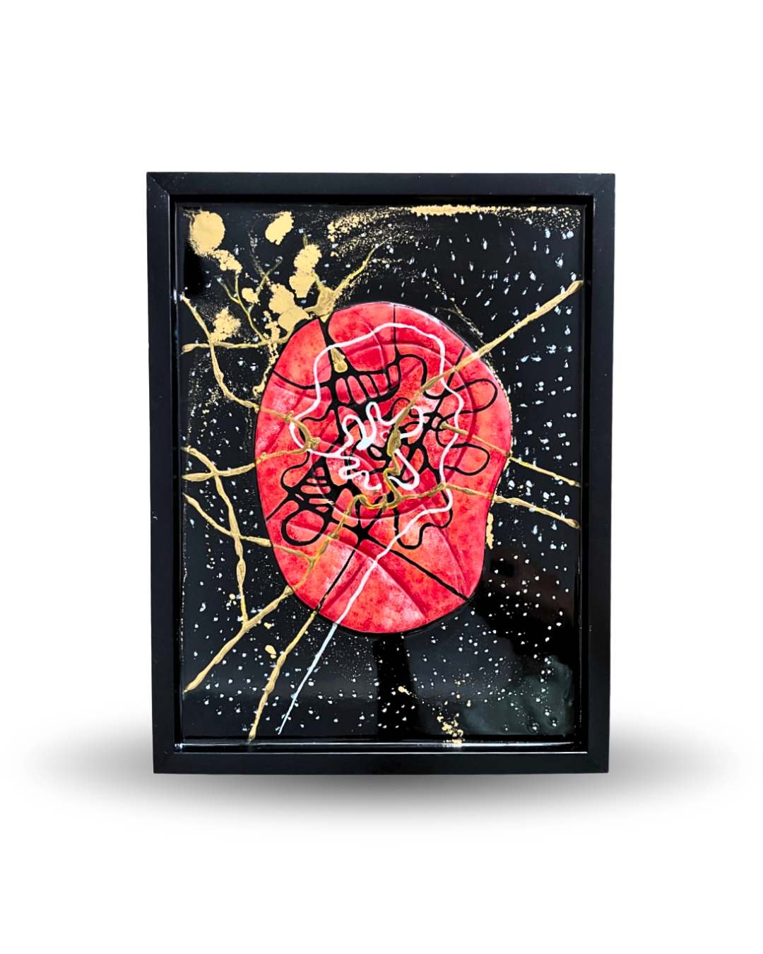 Transcendence Series ‘’Beginning’’ 35 x 43.5 cm Handmade Ceramic & Mixed Media Sculpture