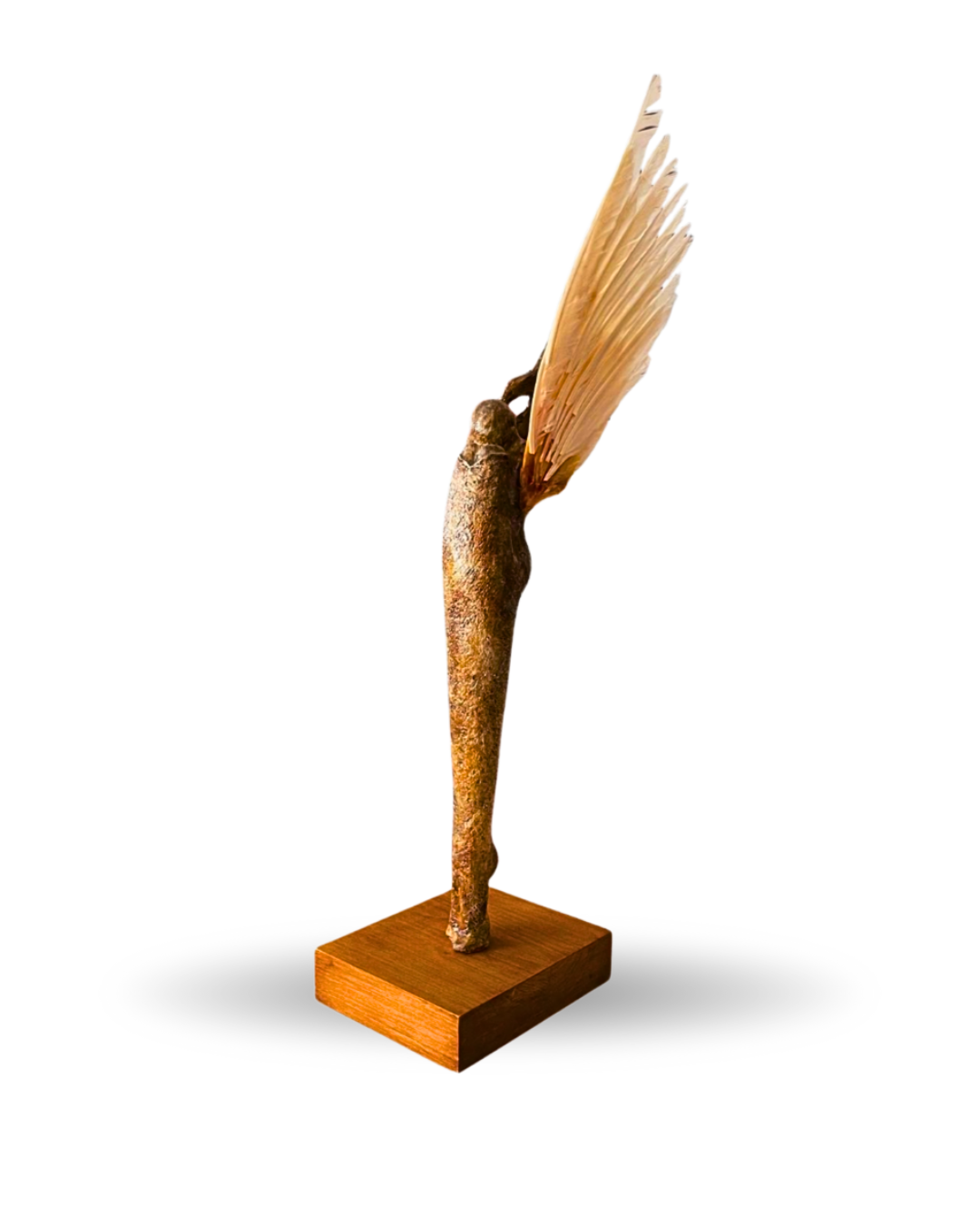 Transformation 1  - 72 x 25 x 25 cm Handmade Ceramic & Mixed Media Sculpture