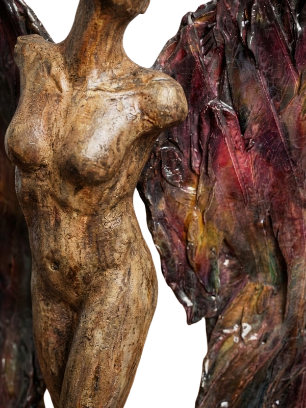 Transformation 2  - 64 x 46 x 35 cm Handmade Ceramic & Mixed Media Sculpture