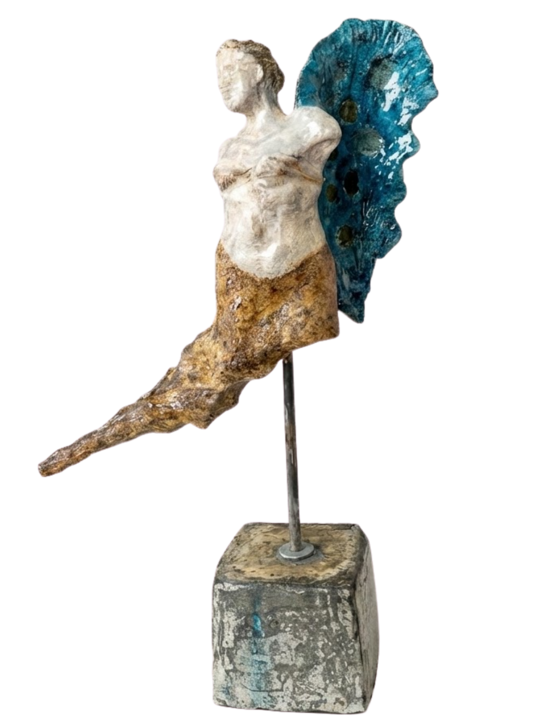 Transformation  ‘’Rooting’’ Handmade Ceramic Sculpture