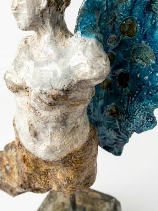 Transformation  ‘’Rooting’’ Handmade Ceramic Sculpture