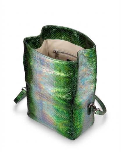 Utah Italian Python Leather Handbag