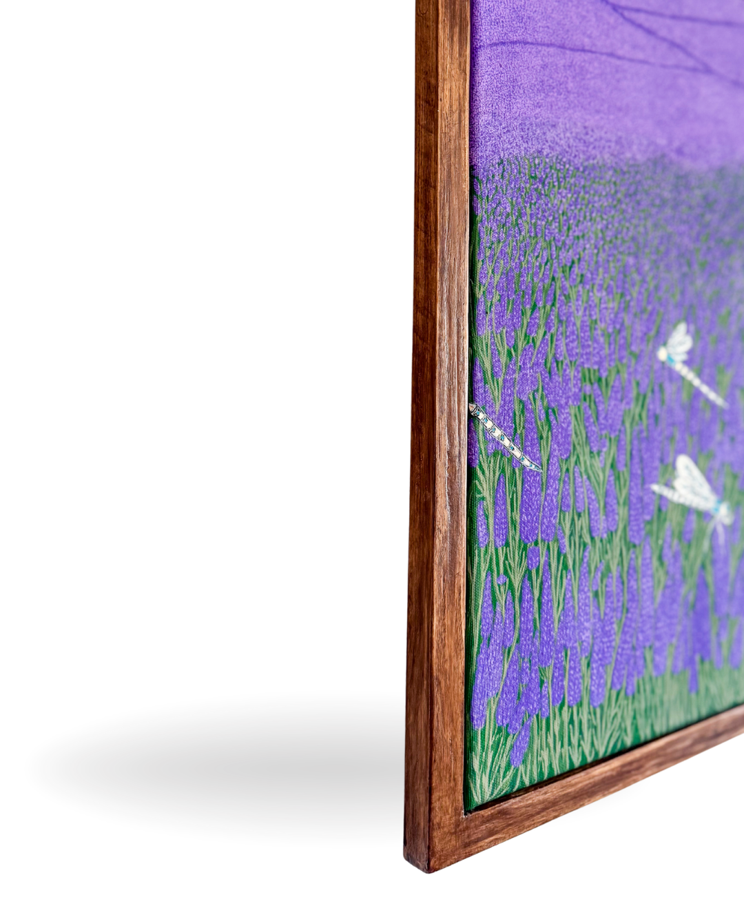 Valley of Lavenders 39.5x49cm Neo-Organic Surrealist Painting
