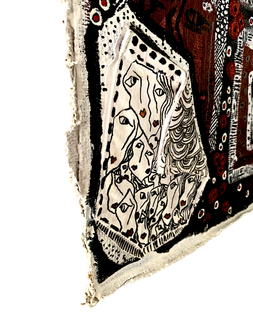 Whose Pocket? 95x73cm Neo-Organic Surrealist Painting