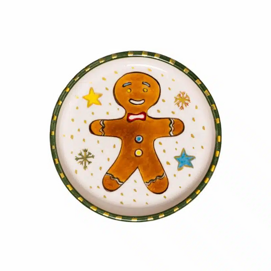 Xmas Cookie Handmade Ceramic Mini Plate