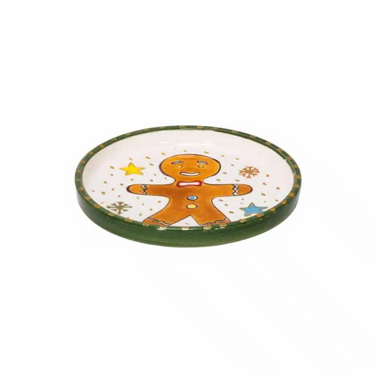 Xmas Cookie Handmade Ceramic Mini Plate