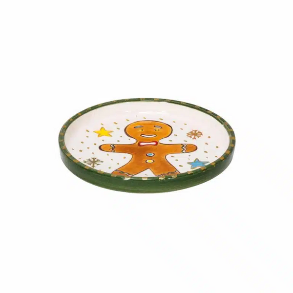 Xmas Cookie Handmade Ceramic Mini Plate