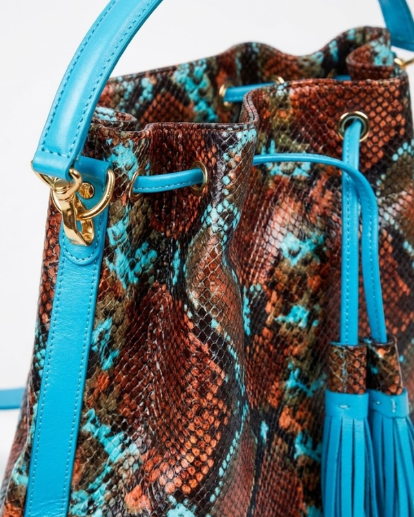 Mephisto Italian Python Leather Handbag