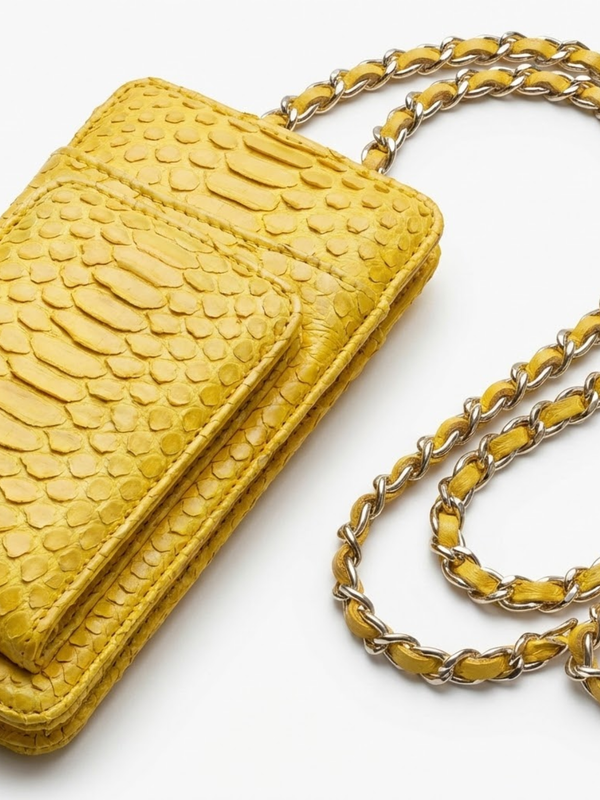 Valencia Italian Python Leather Phone Case
